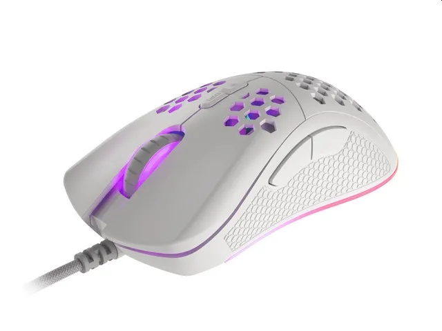 Мишка, Genesis Gaming Mouse Krypton 555 8000DPI RGB White Software - image 1