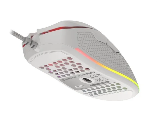 Мишка, Genesis Gaming Mouse Krypton 555 8000DPI RGB White Software - image 9