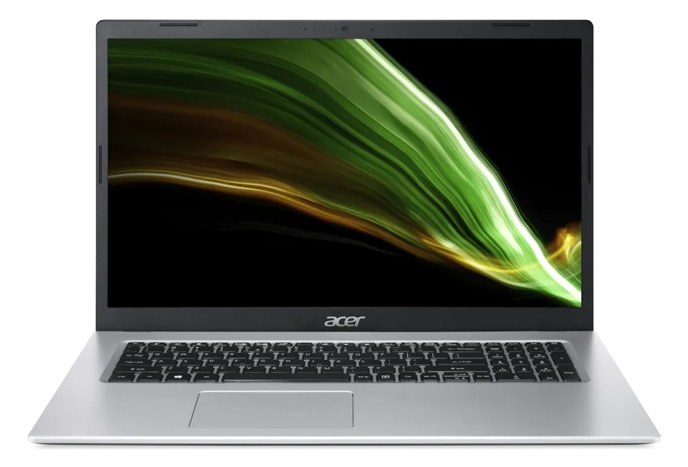 Лаптоп, Acer Aspire 3, A317-53-3926, Intel Core i3-1115G4(3.00GHz up to 4.10GHz, 6MB), 17.3'' FHD IPS, 8GB DDR4 (1 slot free), AG, HD Cam&Mic, 256GB PCIe SSD,  Intel UMA, 802.11ac + BT, No OS, Silver
