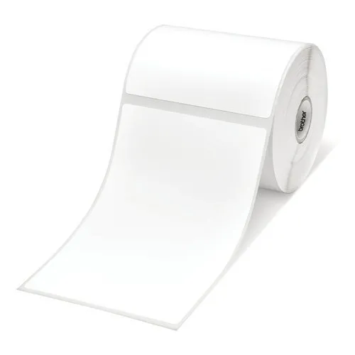 Консуматив, Brother BDE-1J152102-102 White Paper Label Roll, 350 labels per roll, 102x152 mm (Order Multiples of 8)