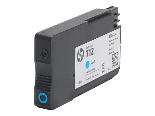 Консуматив, HP 712 Cyan Ink Cartridge 3-Pack - image 3
