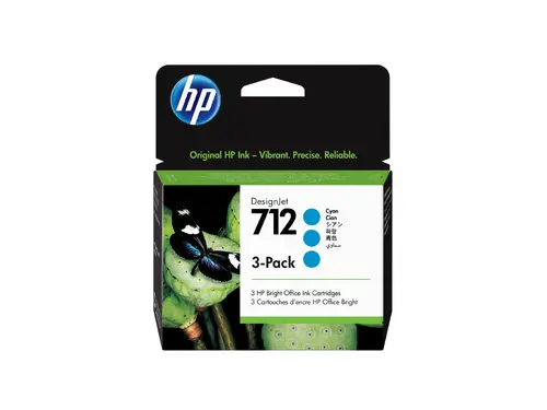 Consumabil, HP 712 Cyan Ink Cartridge 3-Pack