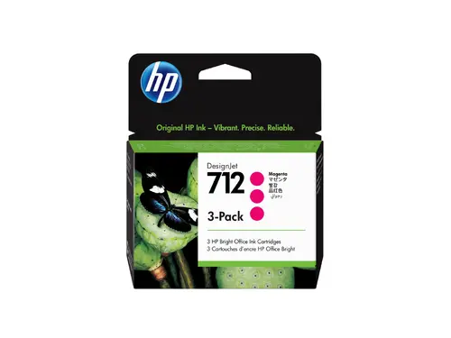 Consumabil, HP 712 Magenta Ink Cartridge 3-Pack Consumabil, HP 712 Magenta Ink Cartridge 3-Pack