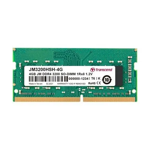 Памет, Transcend 4GB JM DDR4 3200 SO-DIMM 1Rx8 512Mx8 CL22 1.2V