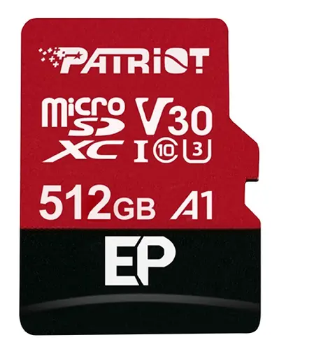 Κάρτα μνήμης, Patriot EP Series 512GB micro SDXC V30 - 1