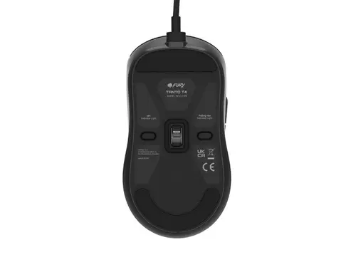 Мишка, Fury Gaming Mouse Tanto T4 12000DPI Optical With Software RGB Backlight Black - image 4