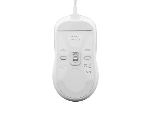 Мишка, Fury Gaming Mouse Tanto T4 12000DPI Optical With Software RGB Backlight White - image 1