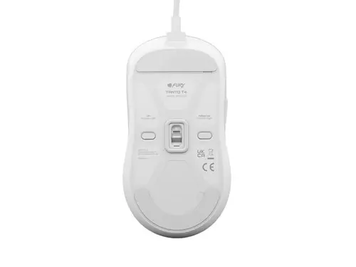 Мишка, Fury Gaming Mouse Tanto T4 12000DPI Optical With Software RGB Backlight White - image 1