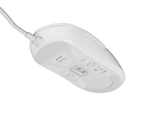 Мишка, Fury Gaming Mouse Tanto T4 12000DPI Optical With Software RGB Backlight White - image 4