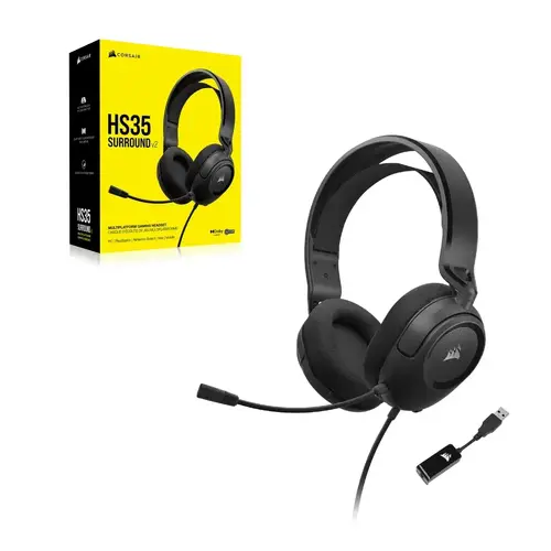 CORSAIR HS35 SURROUND v2 Multiplatform Gaming Headset (EU) - image 1