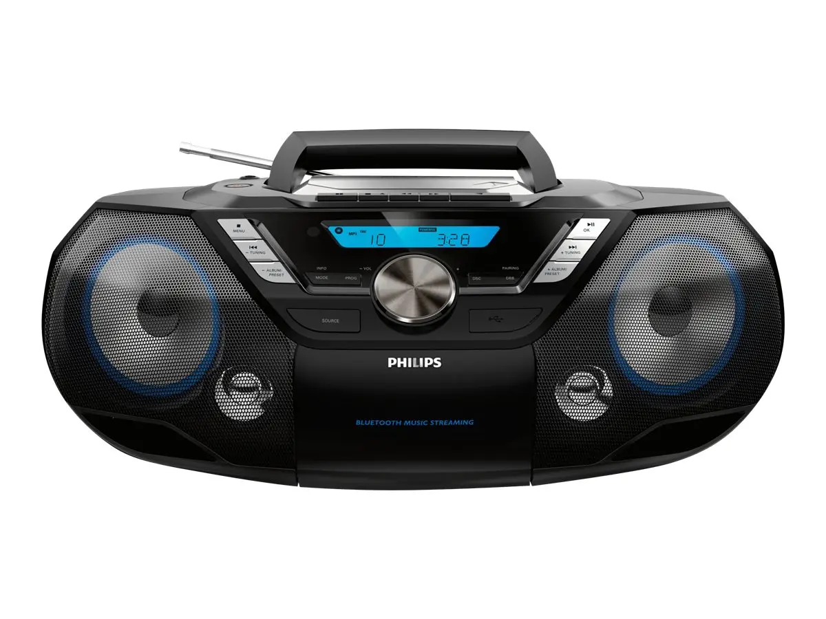 PHILIPS Bluetooth CD радиокасетофон дистанционно 12W RMS CD MP3-CD USB DAB+ FM - image 2