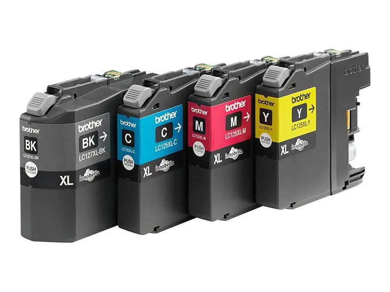 BROTHER LC-127XL ink cartridge black and tri-colour high capacity 1-pack blister without alarm - image 2
