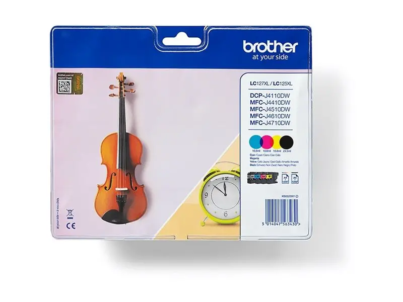 BROTHER LC-127XL ink cartridge black and tri-colour high capacity 1-pack blister without alarm - image 3
