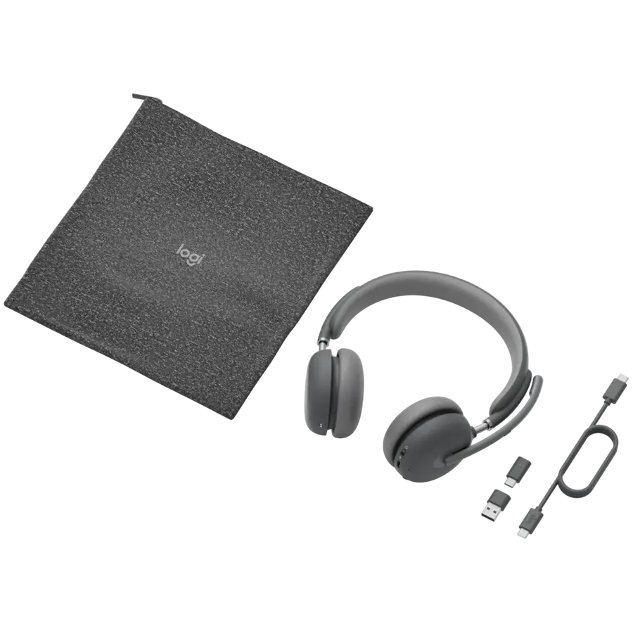 LOGITECH Zone Wireless 2 Headset Teams (native Bluetooth) - GRAPHITE,TEAMS - BT - N/A - EMEA-914 - NATIVE BT - image 2