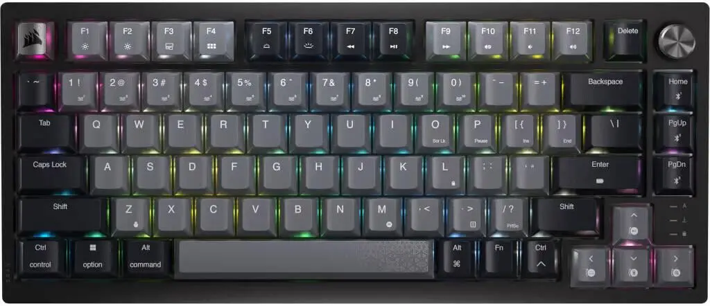 CORSAIR K65 PLUS WIRELESS 75% RGB Mechanical Gaming Keyboard