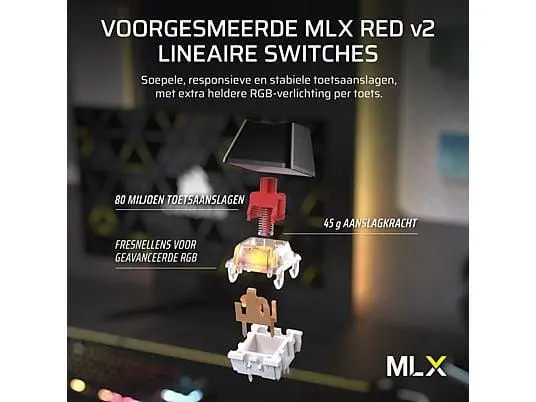 CORSAIR K70 CORE TKL WIRELESS RGB Mechanical Gaming Keyboard - image 1