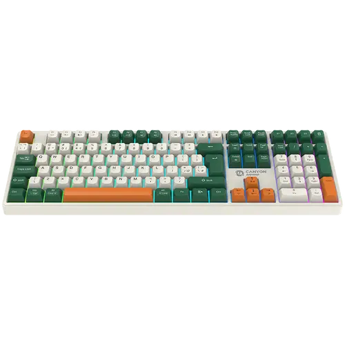 CANYON keyboard Shadder GKW-11 Mech RGB UK/US Wireless White - image 1