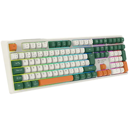CANYON keyboard Shadder GKW-11 Mech RGB UK/US Wireless White - image 3