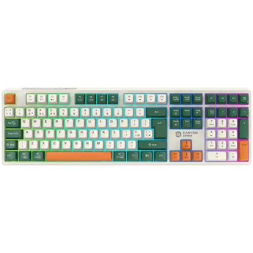 CANYON keyboard Shadder GKW-11 Mech RGB UK/US Wireless White