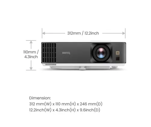 Мултимедиен проектор, BenQ TK700 DLP, 4K UHD (3840x2160), HDR, Ultra-fast 4ms, 10K:1, 3200 AL, 1.3x Zoom, Keystone 2D, Console Gaming, 2xHDMI, USB, RS232, Speaker 5W, eARC, Dolby Atmos, Audio out, 28dB (Eco) - image 6