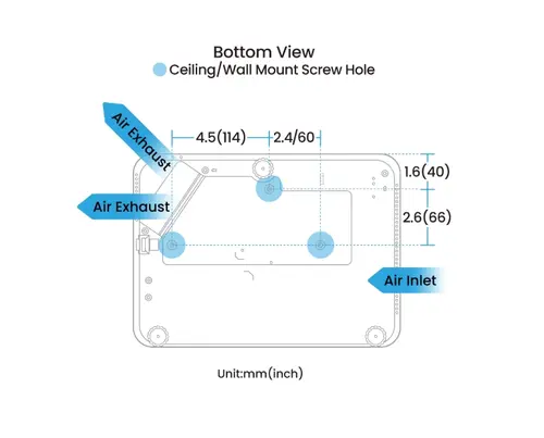 Мултимедиен проектор, BenQ TK700ST DLP, 4K UHD (3840x2160), HDR, Ultra-fast 4ms, 10K:1, 3000 AL, 1.2x Zoom, Keystone 2D, Console Gaming, 2xHDMI, USB, RS232, Speaker 5W, eARC, Dolby Atmos, Audio out, 28dB (Eco) - image 4