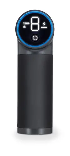 Масажор, Beurer MG 195 Hot & Cold massage gun, 7 high-quality massage attachments, 9 intensity levels, Up to 4.5 h running time, LED display, Storage case - image 8