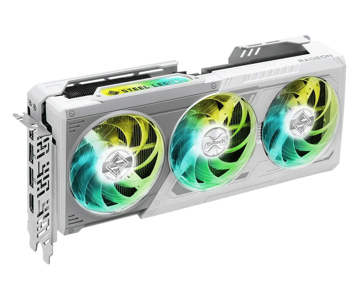 Видео карта ASRock RADEON RX 9070 XT STEEL LEGEND 16GB GDDR6 - image 1