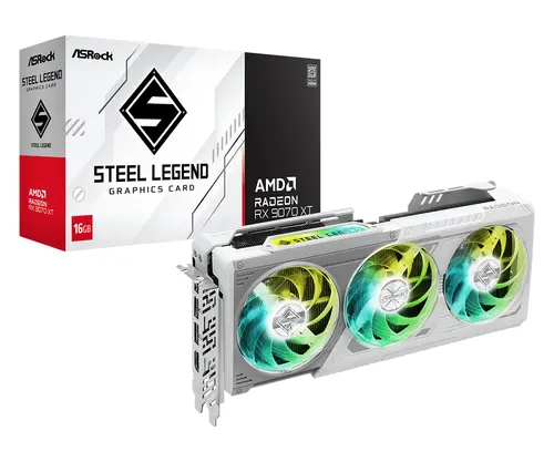 Видео карта ASRock RADEON RX 9070 XT STEEL LEGEND 16GB GDDR6 - image 5