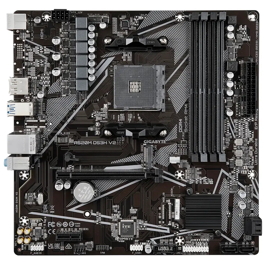 Μητρική κάρτα, GIGABYTE GB A520M DS3H V2 - image 1