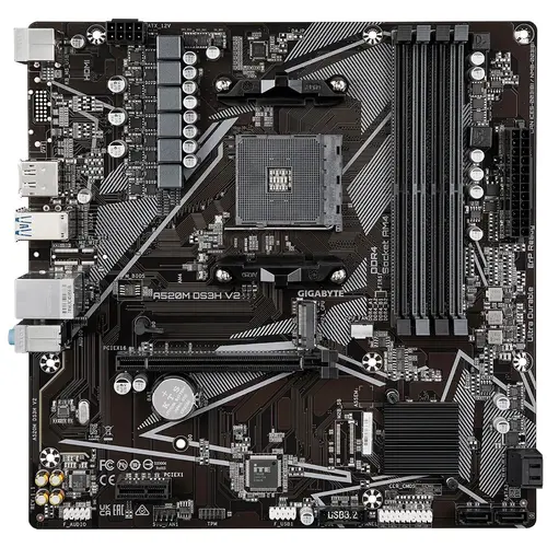 Placă de bază, GIGABYTE GB A520M DS3H V2 - 2