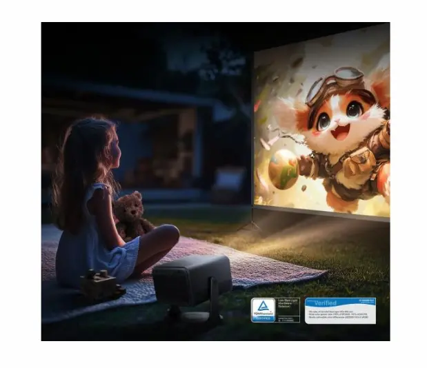 Мултимедиен проектор, Hisense C2 Pro Smart mini Laser Projector, 4K Ultra HD 3840x2160, 2000:1, 2600 lum, 60 Hz, Optical Zoom& Digital Zoom,Dolby Vision, IMAX enhanced,Dolby Vision, HDR10+, HDR10, HLG, 2*10W - image 4