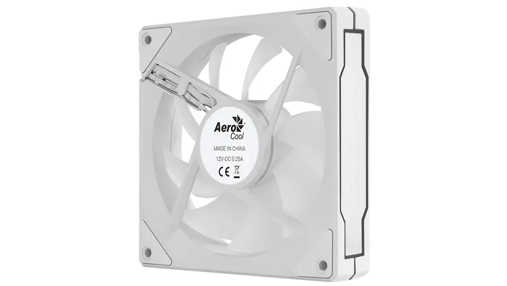 AeroCool ανεμιστήρας 120mm Phantom M-3R - Infinity Mirror ARGB, REVERSE - Λευκό - image 4