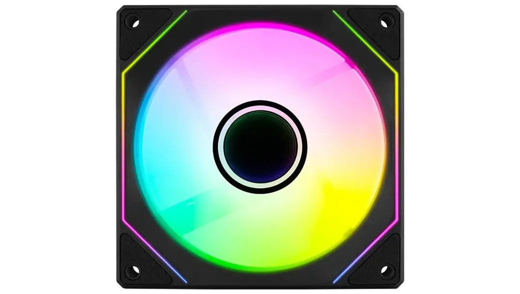 AeroCool вентилатор Fan 120mm Phantom M-3R - Infinity Mirror ARGB, REVERSE - Black - image 1