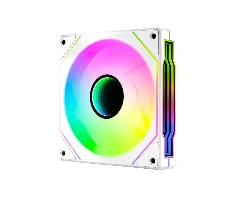 AeroCool ventilator Fan 120mm Phantom M-3 - Infinity Mirror ARGB - Alb