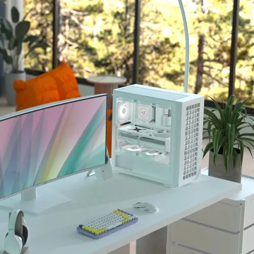 AeroCool кутия Case ATX - D502A White, Addressable RGB - image 3