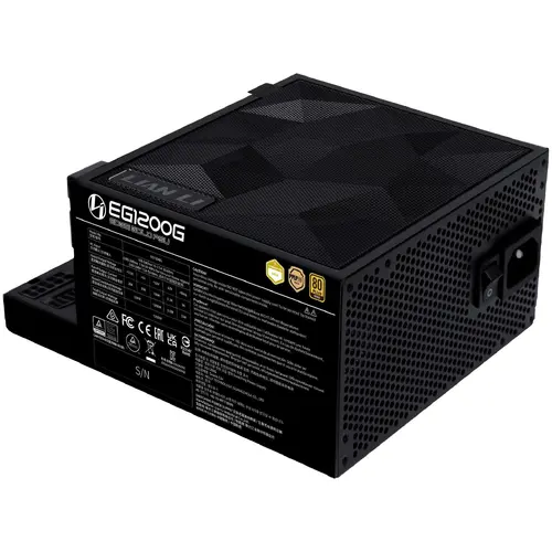Захранващ блок Lian Li EDGE 1200W 80+ Gold PCIe 5.1, ATX 3.1 - Черно - image 3