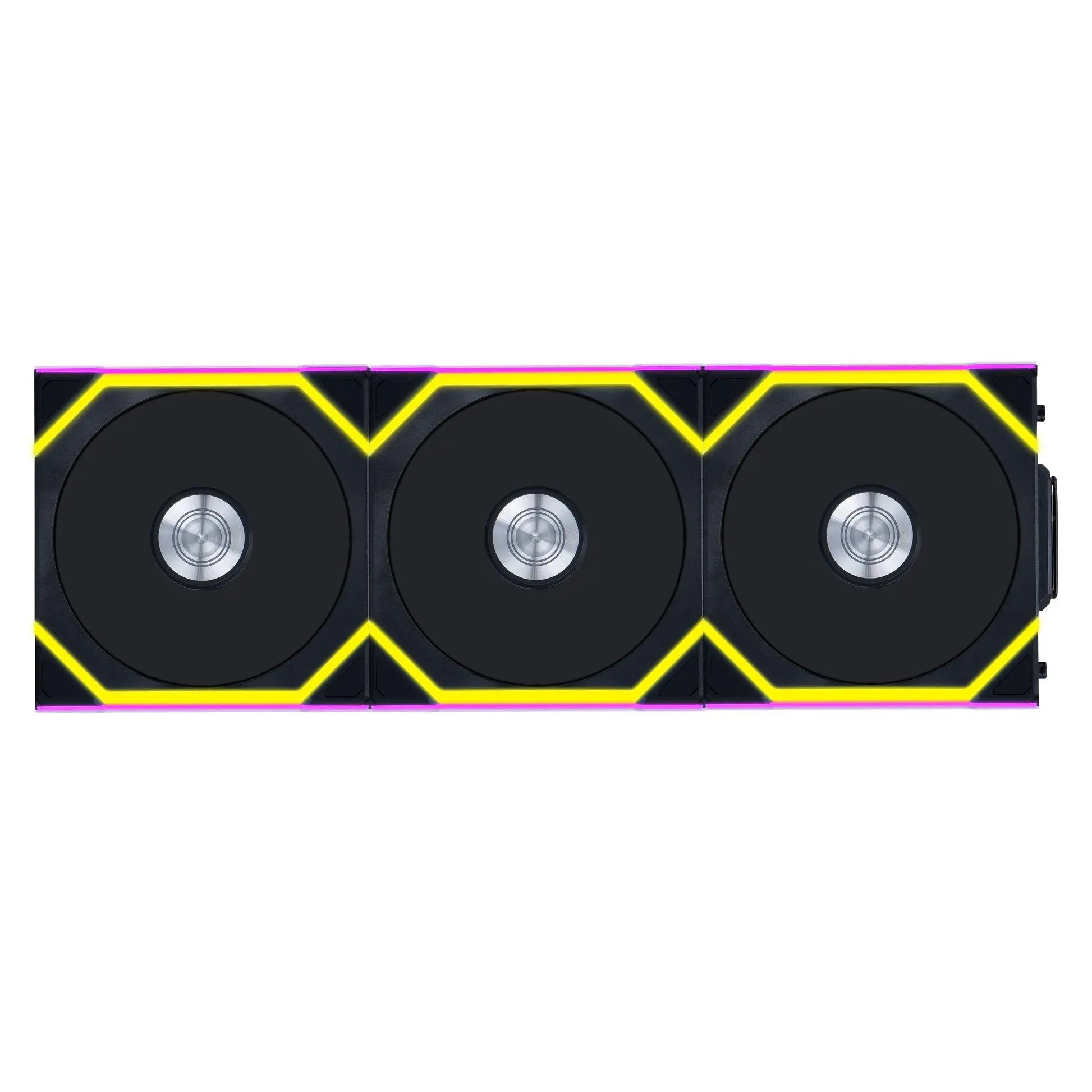 Ανεμιστήρες 3τμχ Lian Li UNI FAN SL Wireless ARGB PWM - 120 mm Μαύροι + Χειριστήριο