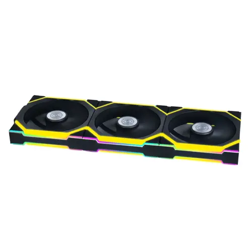Вентилатори 3бр Lian Li UNI FAN SL Wireless ARGB PWM - 120 mm Черен + Контролер - image 1