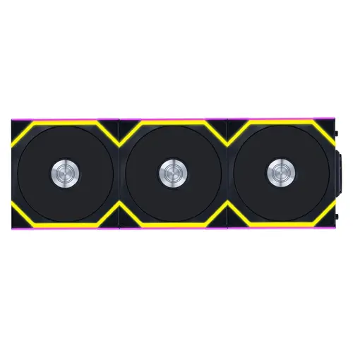 Ventilatoare 3 buc Lian Li UNI FAN SL Wireless ARGB PWM - 120 mm Negre + Controler - 1