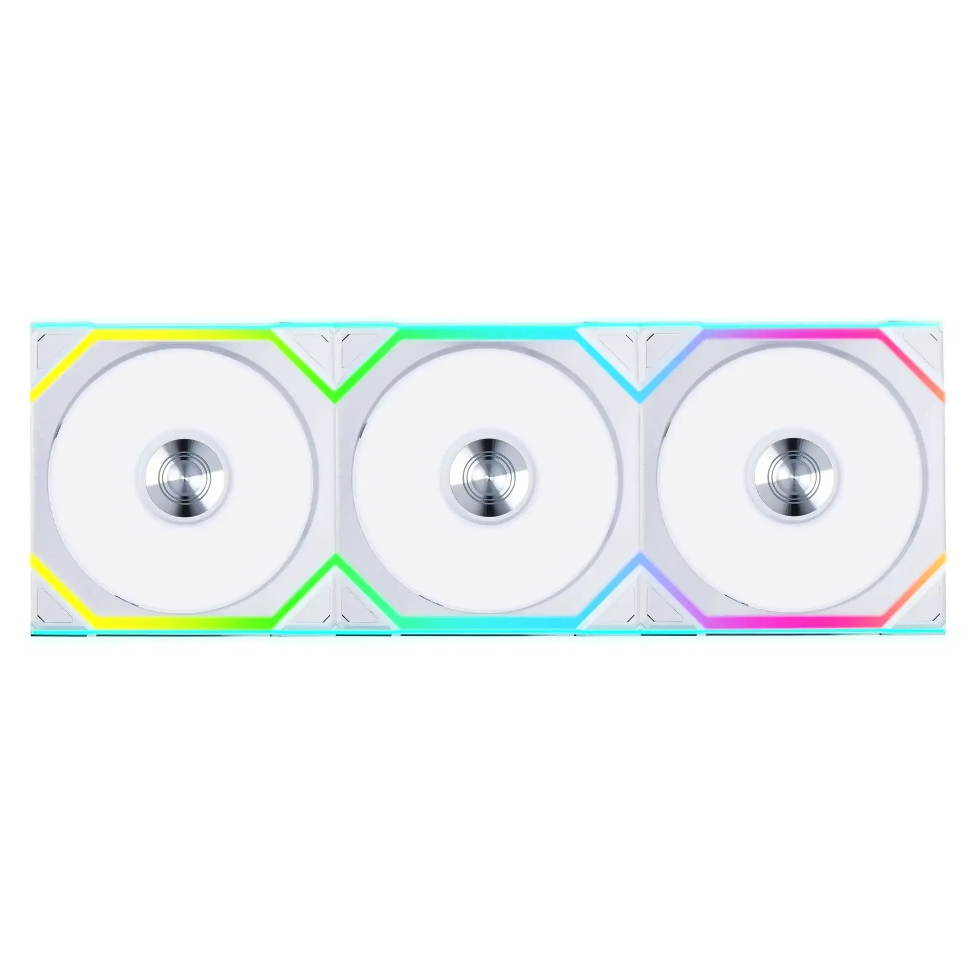 Вентилатори 3бр Lian Li UNI FAN SL Wireless ARGB PWM - 120 mm Бели + Контролер