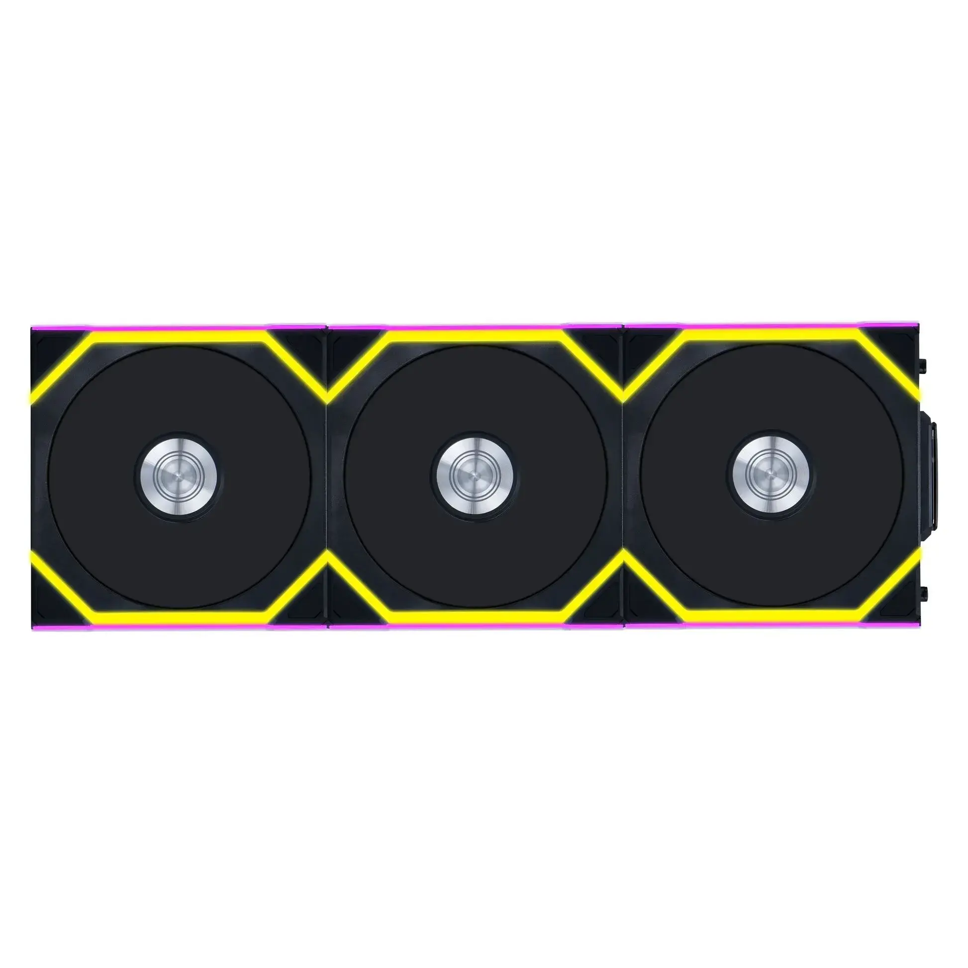Вентилатори 3бр Lian Li UNI FAN SL Wireless ARGB PWM Reverse Blade - 120 mm Черен + Контролер