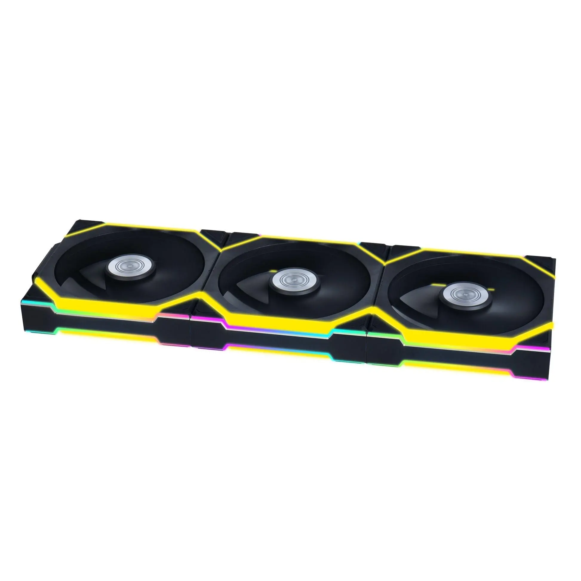 Вентилатори 3бр Lian Li UNI FAN SL Wireless ARGB PWM Reverse Blade - 120 mm Черен + Контролер - image 1
