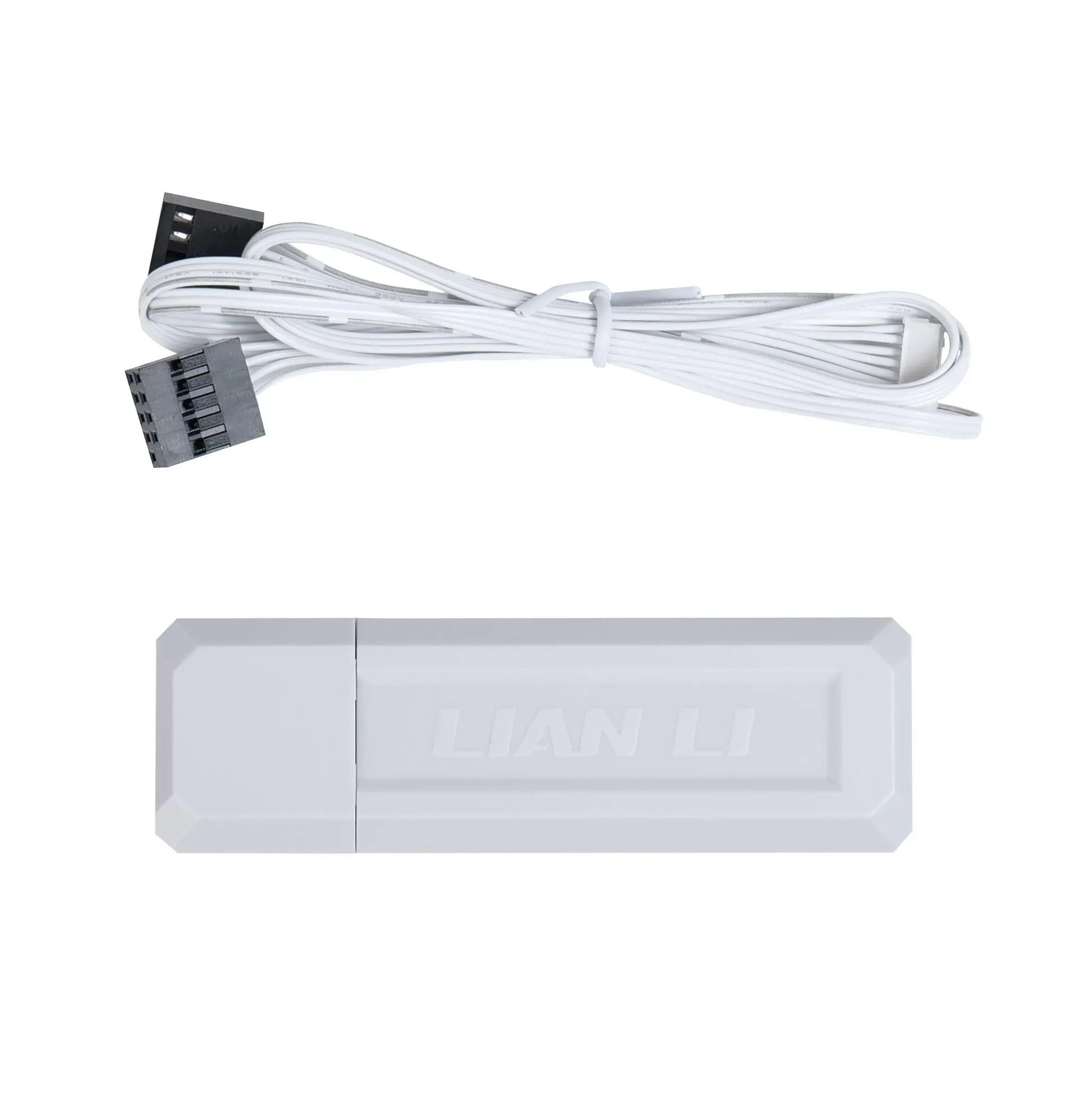 Вентилатори 3бр Lian Li UNI FAN SL Wireless ARGB PWM Reverse Blade - 120 mm Бели + Контролер - image 9
