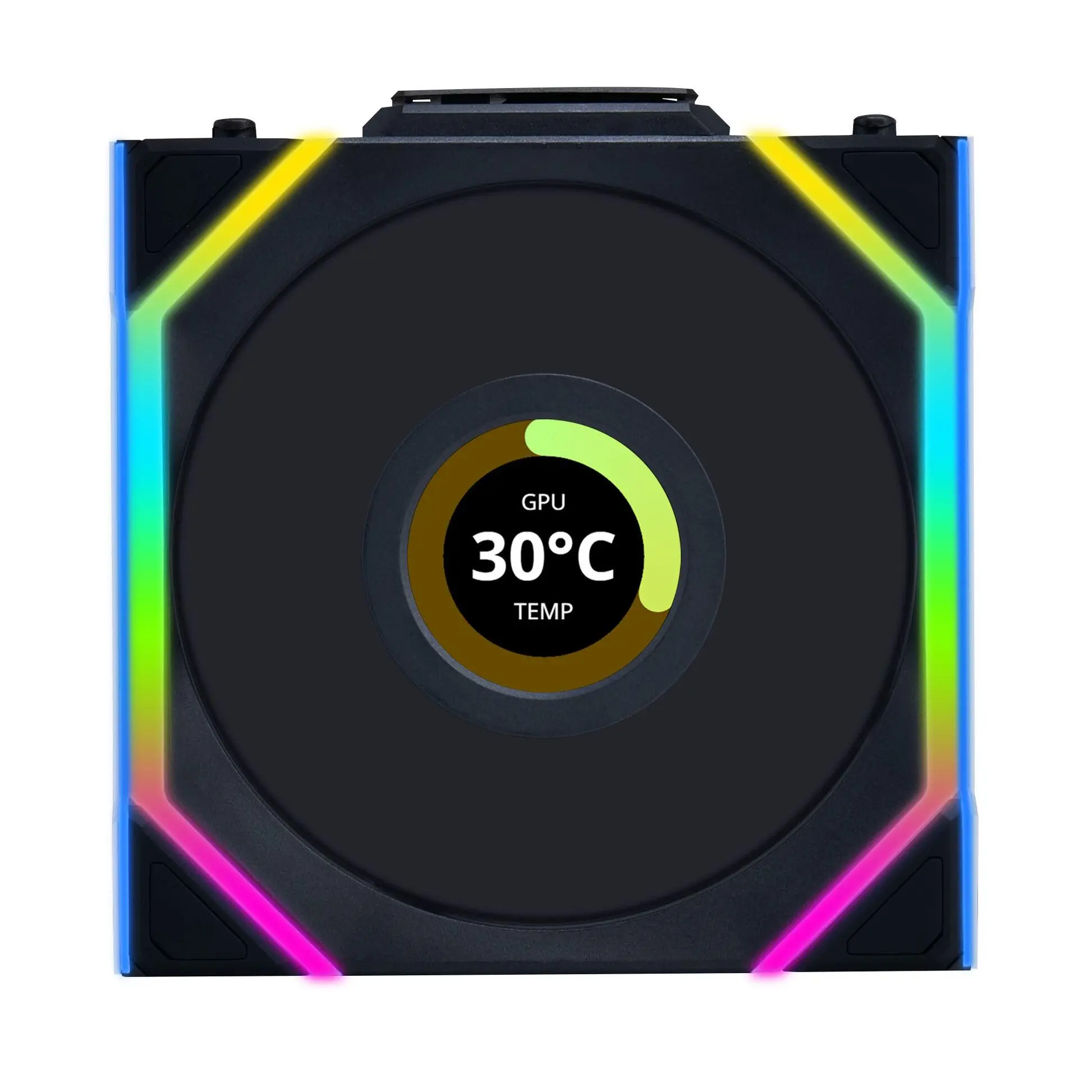 Вентилатори 3бр Lian Li UNI FAN SL Wireless LCD ARGB PWM - 120 mm Черен - image 3