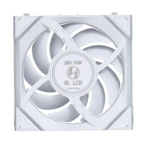 Вентилатори 3бр Lian Li UNI FAN SL Wireless LCD Reverse Blade ARGB PWM - 120 mm Бели - image 6