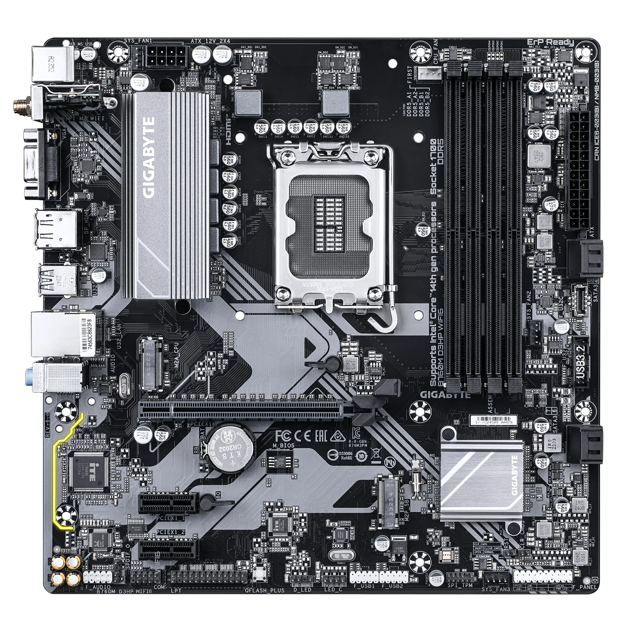 Дънна платка, GIGABYTE GB B760M D3HP WIFI6