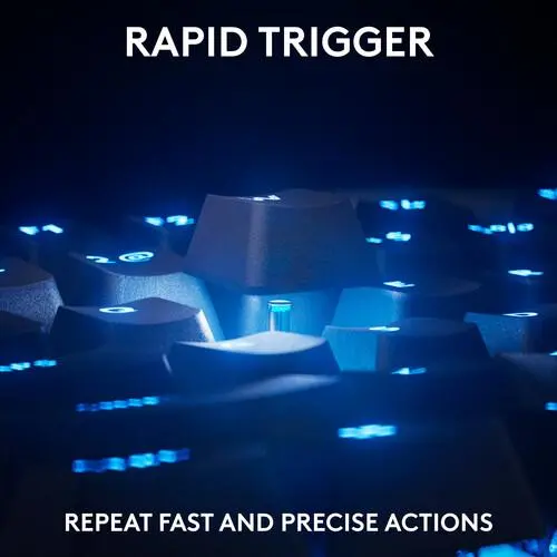 Геймърска механична клавиатура Logitech G Pro X RAPID TKL, Magnetic Analog Switch, Черен - image 2