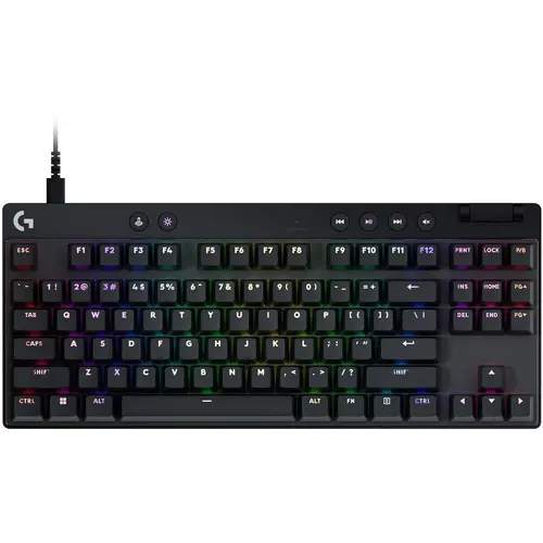 Tastatură mecanică gaming Logitech G Pro X RAPID TKL, Magnetic Analog Switch, Negru - 1