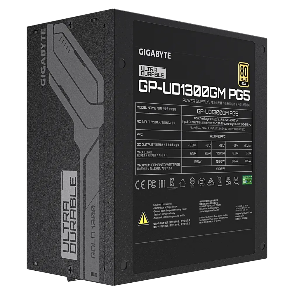 Захранване, GIGABYTE PSU GB GP-UD1300GM PG5 - image 3