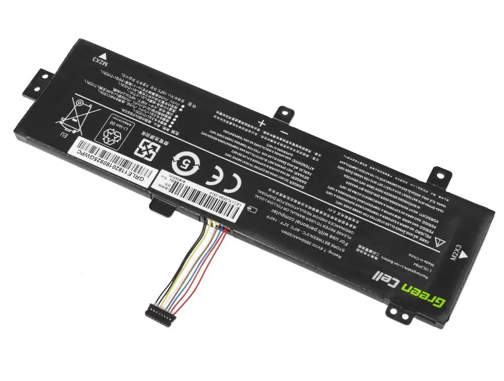 Батерия за лаптоп GREEN CELL, Lenovo L15C2PB3 L15L2PB4 L15M2PB3 L15S2TB0 for Lenovo Ideapad 310-15 IAP 310-15IKB 310-15ISK 510-15IKB 510-15ISK 7,6V 3500mAh - image 2